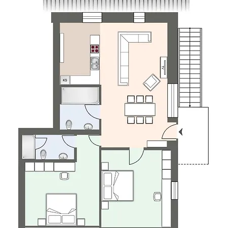 Alte Schule Vollerwiek Apartman *